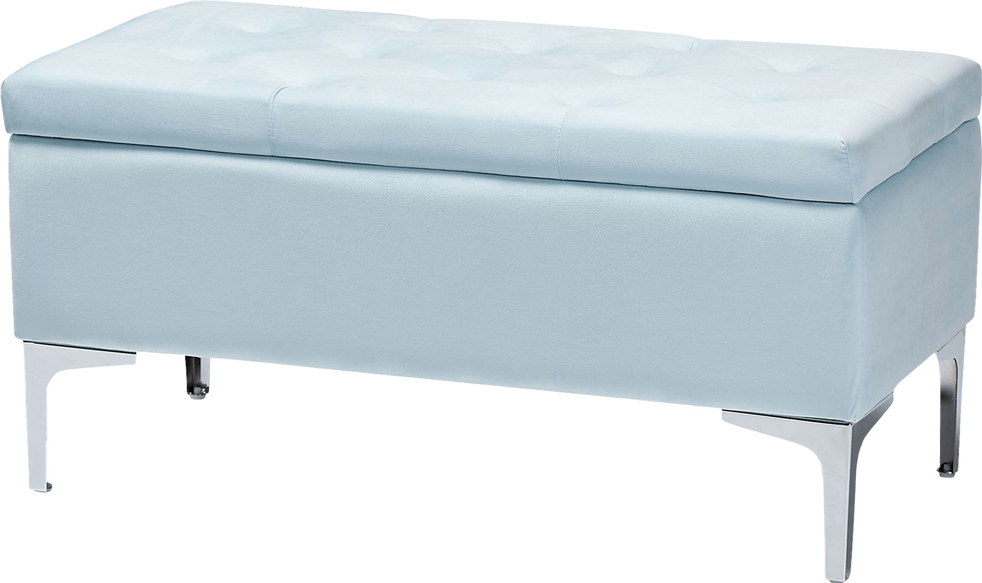 Kari Way Blue Ottoman - Image 1