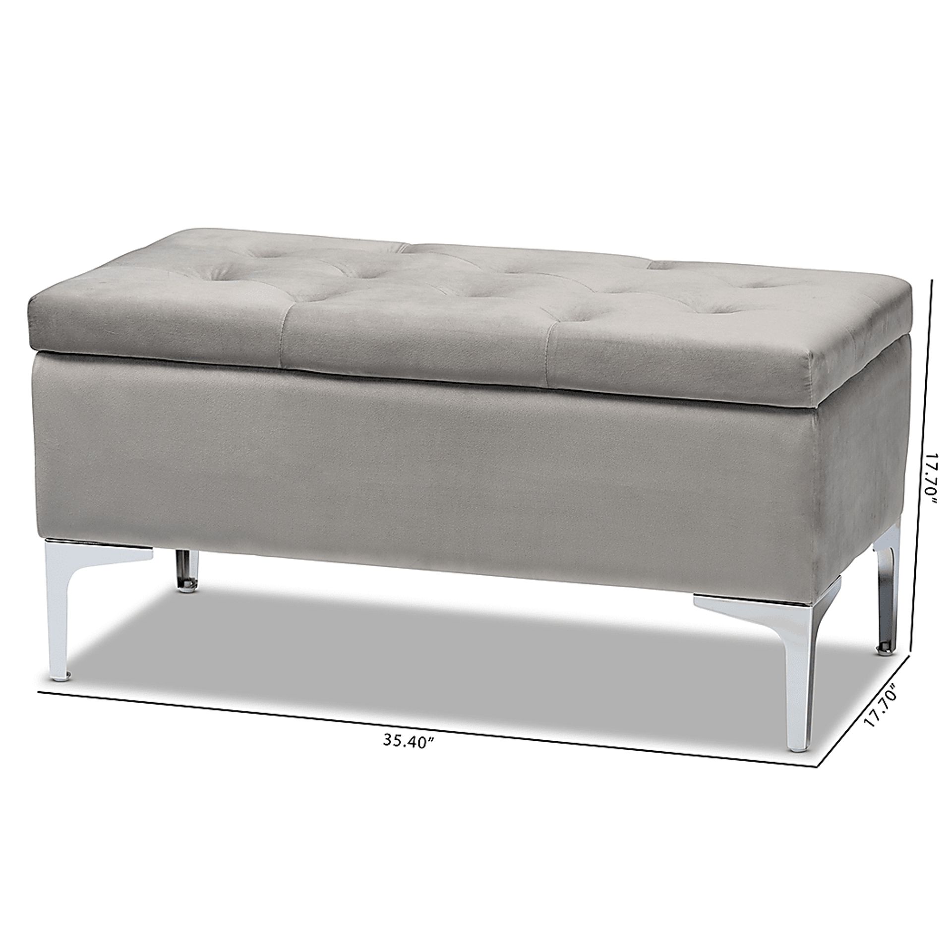 Kari Way Gray Ottoman - Image 11