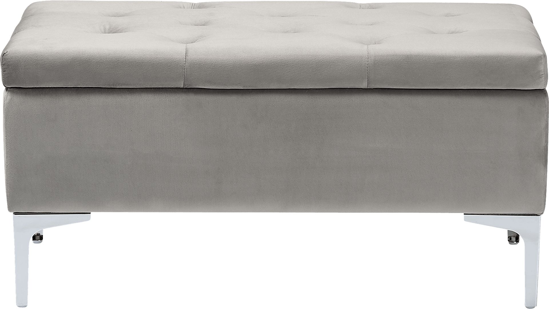 Kari Way Gray Ottoman - Image 3