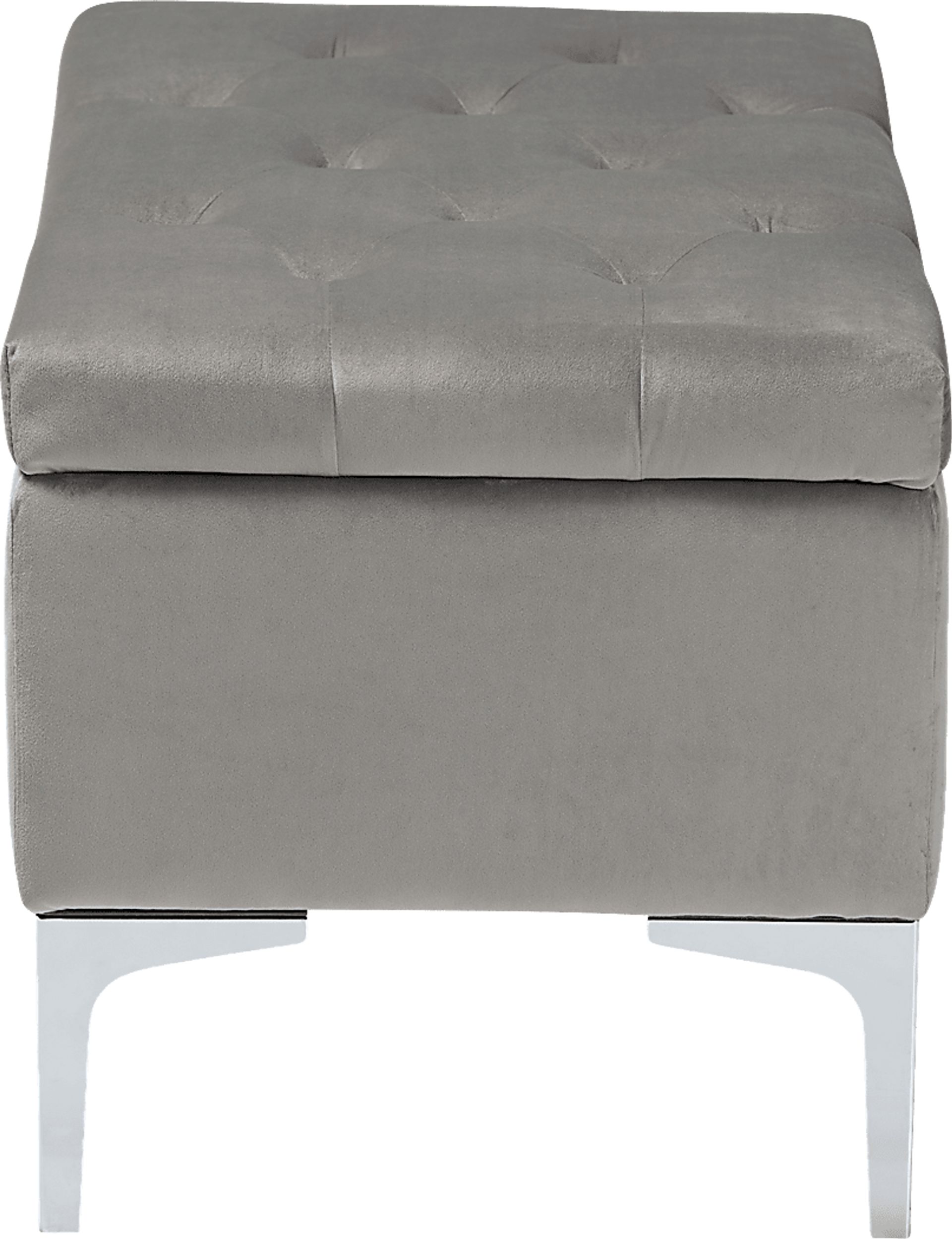 Kari Way Gray Ottoman - Image 4