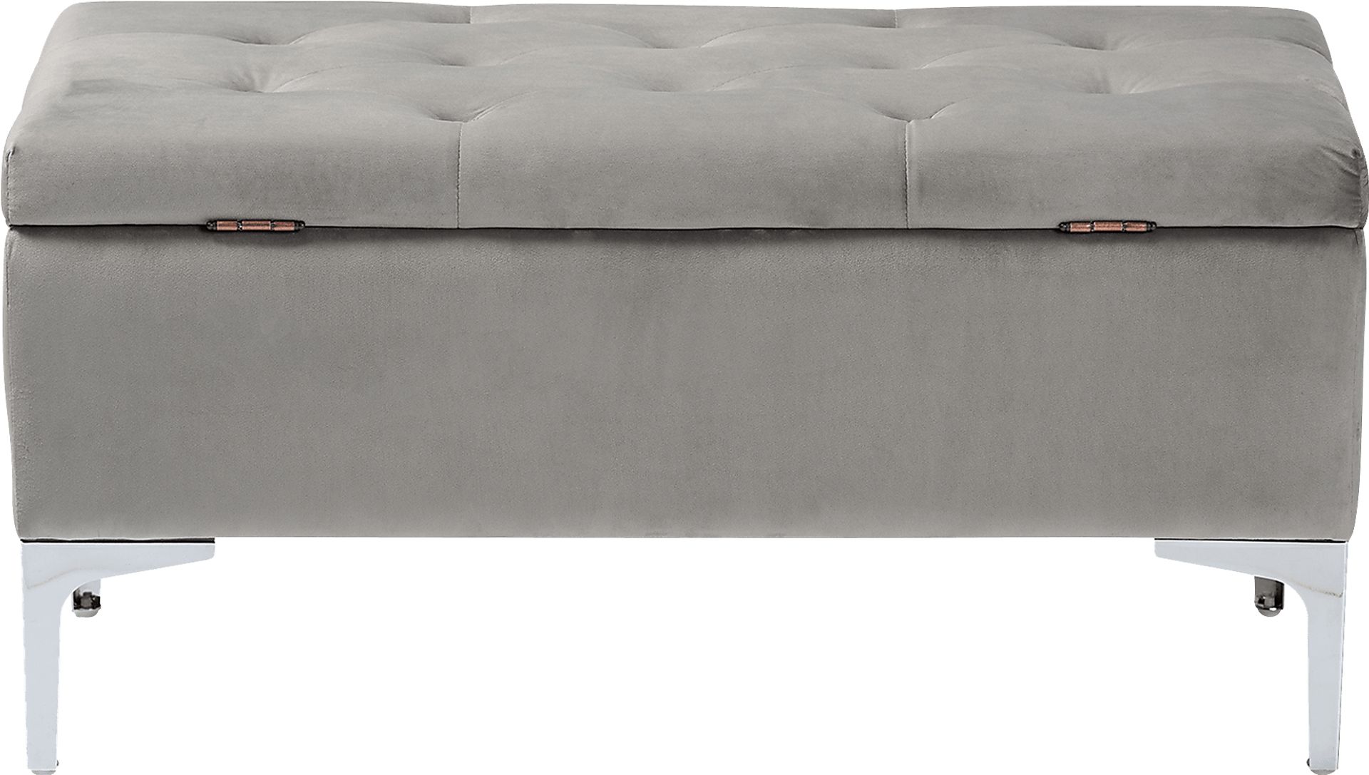 Kari Way Gray Ottoman - Image 5