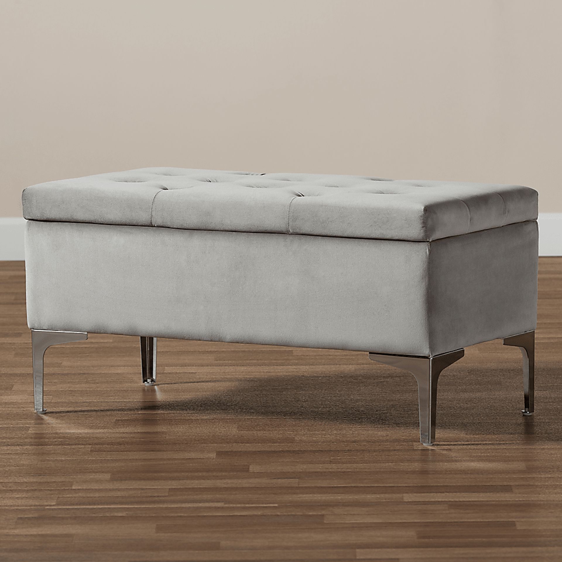 Kari Way Gray Ottoman - Image 10