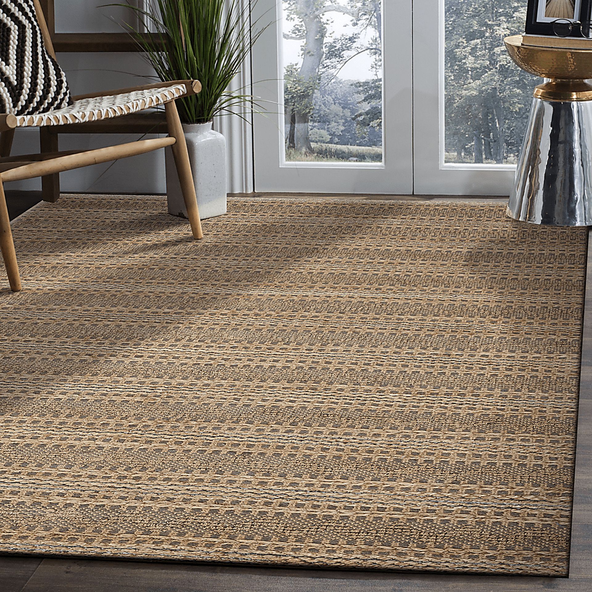 Karima Gray 9'9 x 7'9 Rug - Image 3