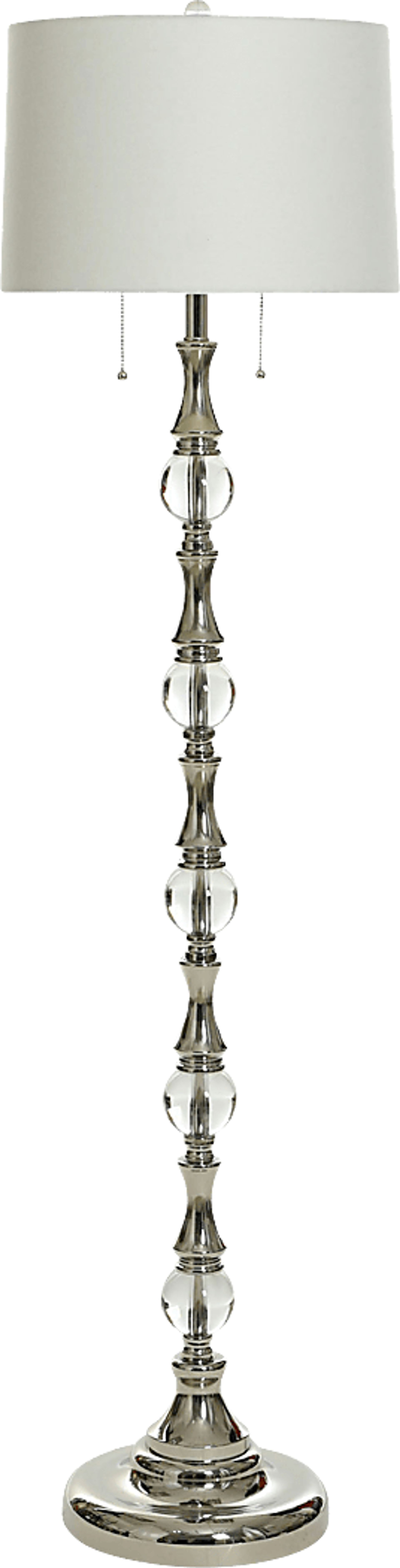 Karise Silver Floor Lamp - Image 1