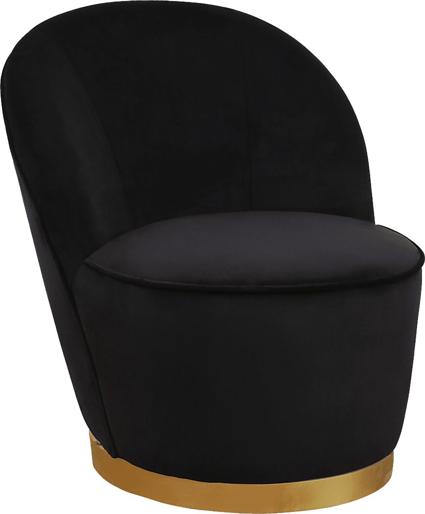 Karleen Black Accent Chair Rooms To Go