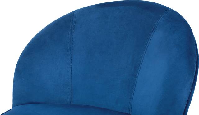 Karleen Blue Small Accent Chair - Thumbnail - Image 4