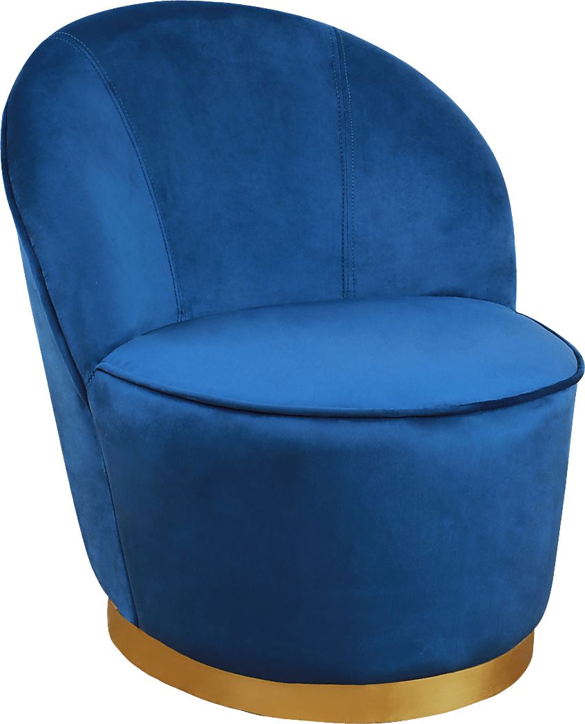 Karleen Blue Small Accent Chair Rooms To Go
