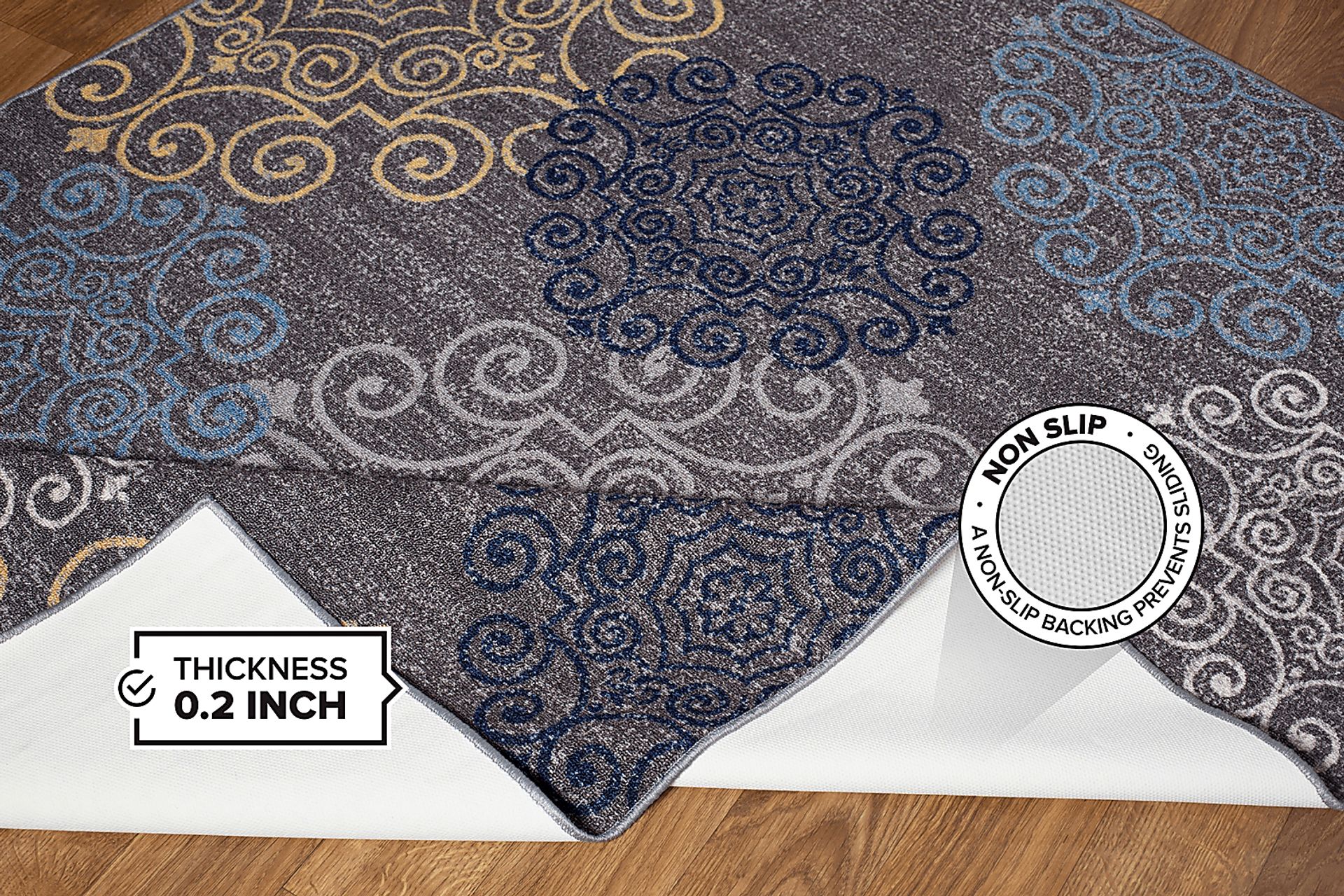Karlene Gray 2' x 7' Runner Rug - Image 2