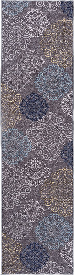 Karlene Gray 2' x 7' Runner Rug