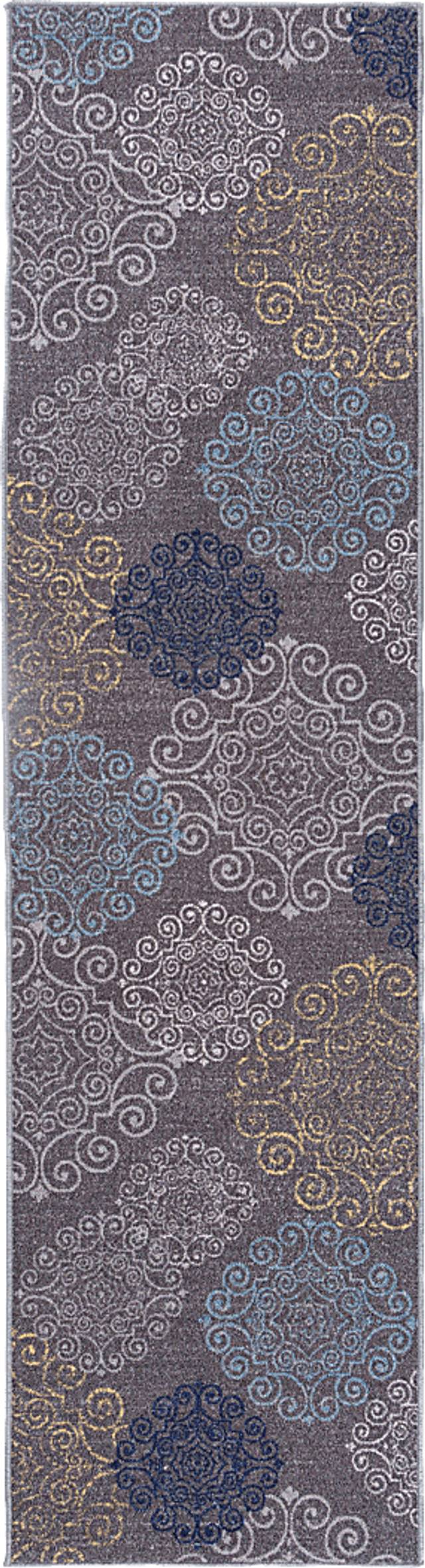 Karlene Gray 2' x 7' Runner Rug - Thumbnail - Image 1