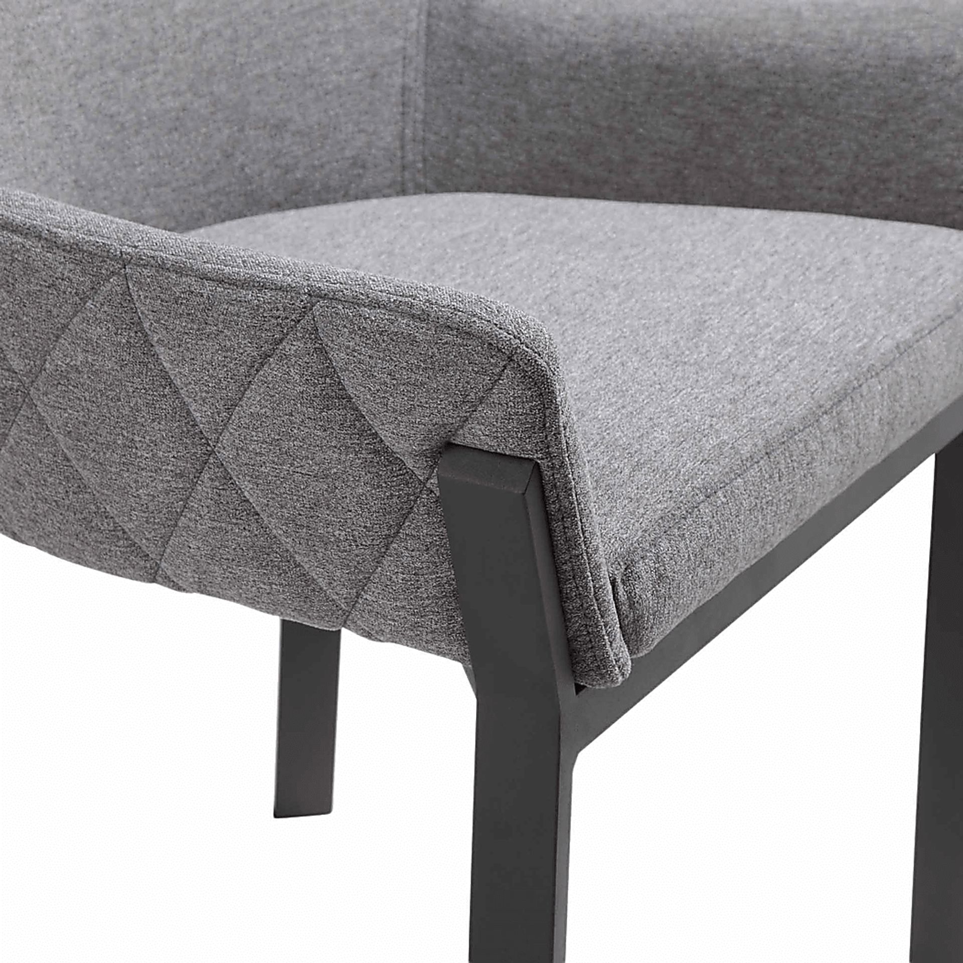 Karlowe Gray Arm Chair, Set of 2 - Image 4