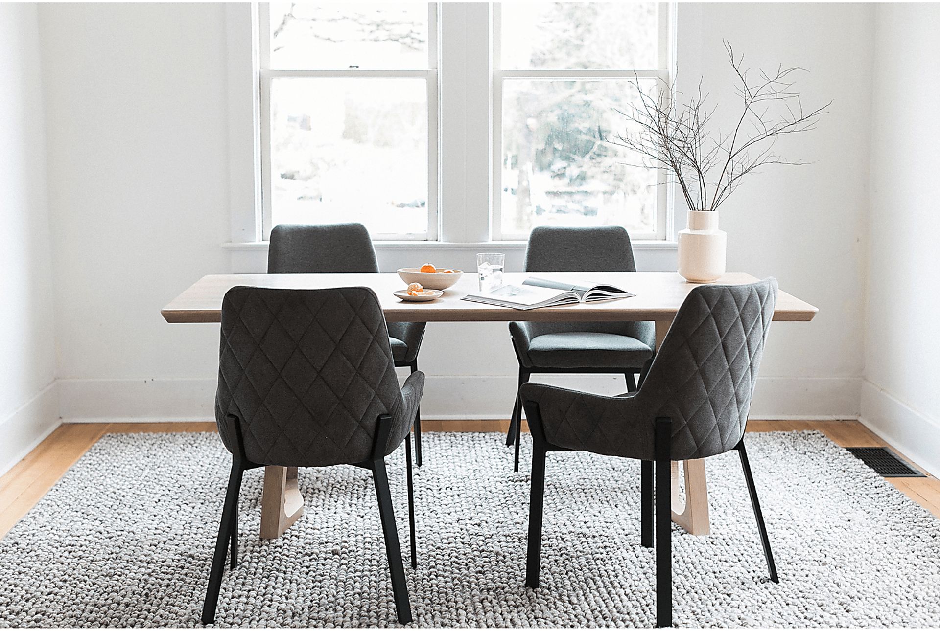 Karlowe Gray Arm Chair, Set of 2 - Image 9