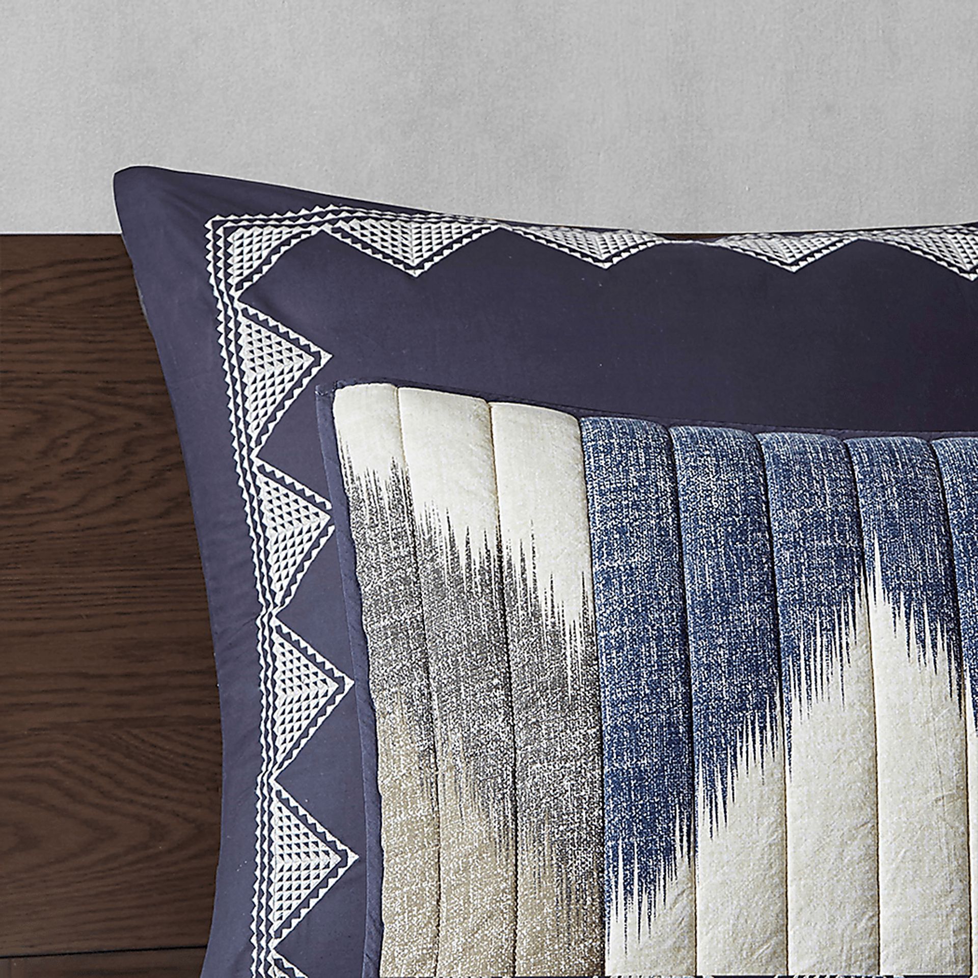 Kartr Blue King/Cal 3 pc Comforter Set - Image 8