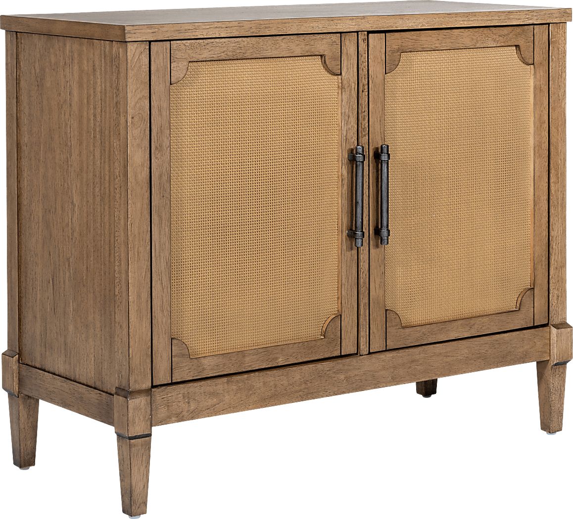 Kartsview Beige Accent Cabinet