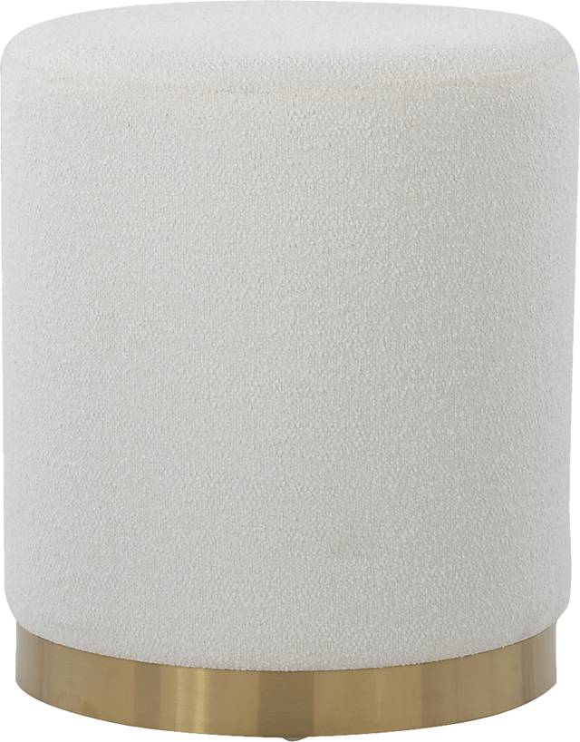 Karwill Cream Accent Ottoman - Thumbnail - Image 1