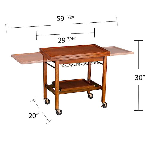Karymore Tobacco Kitchen Cart - Thumbnail - Image 3