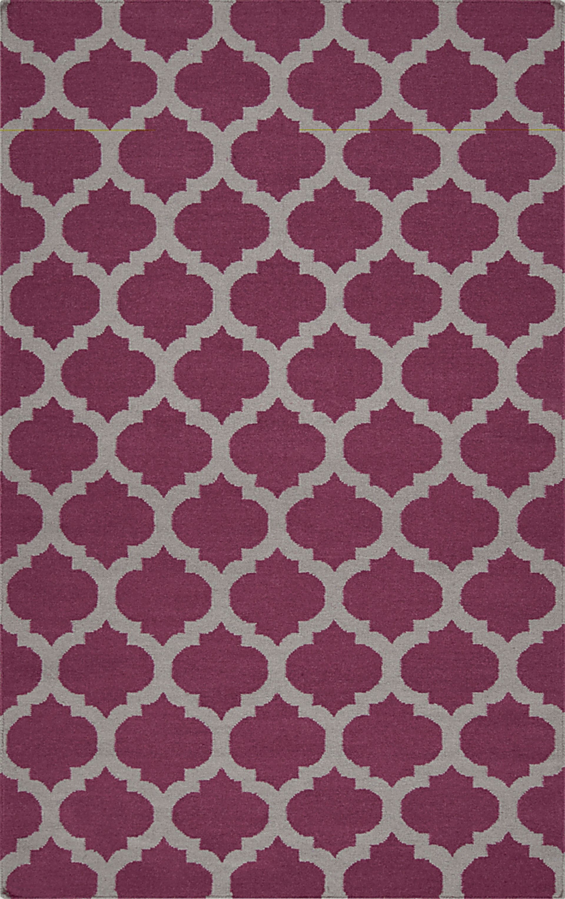 Kasbah 8 x 11 Wine Rug - Image 1