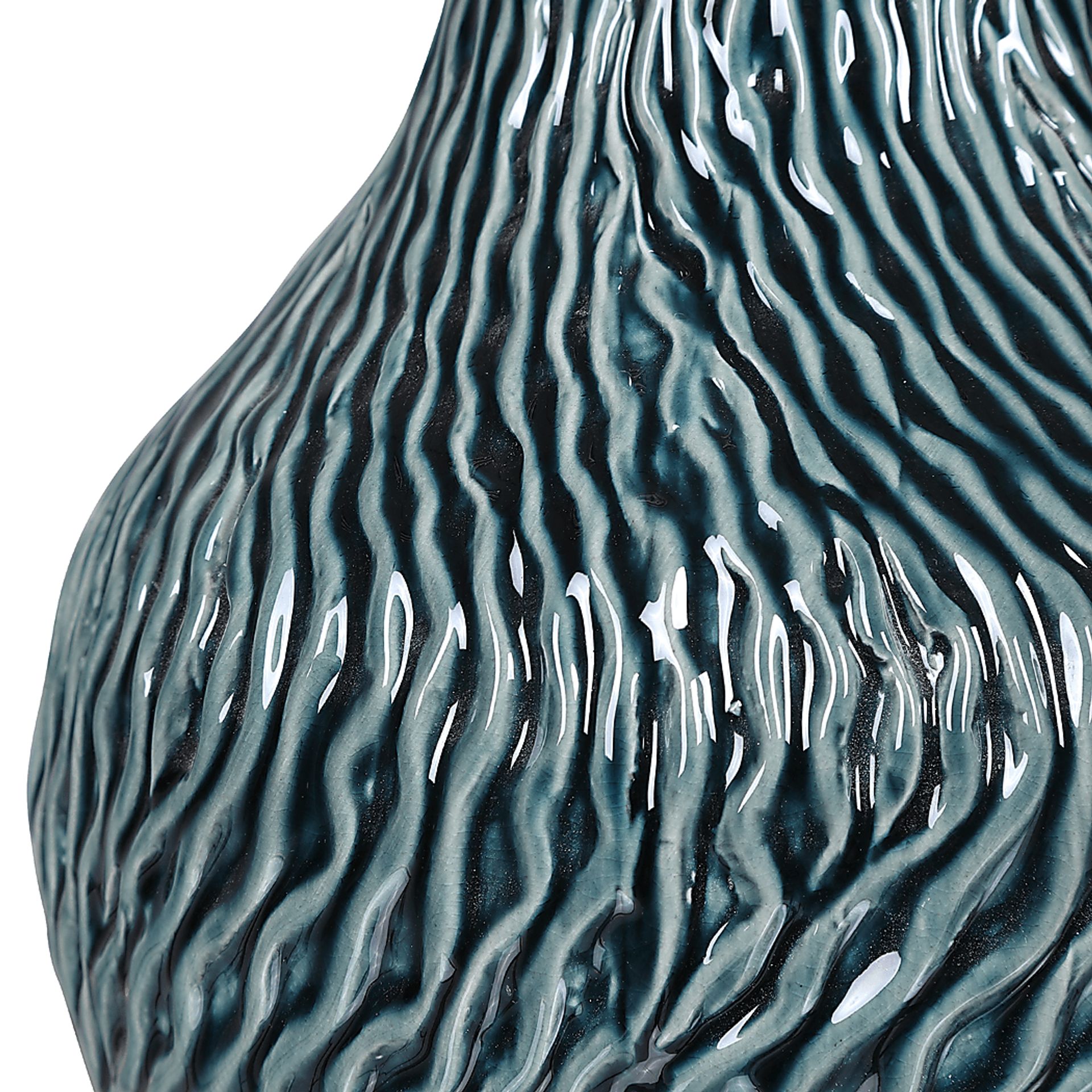 Kaseem Teal Decor Bottle, Set of 2 - Image 2