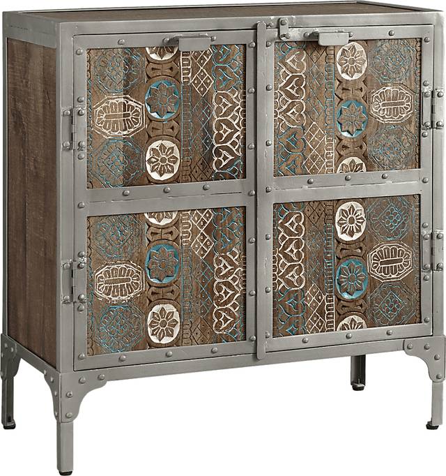Kasen Gray Accent Cabinet - Thumbnail - Image 1