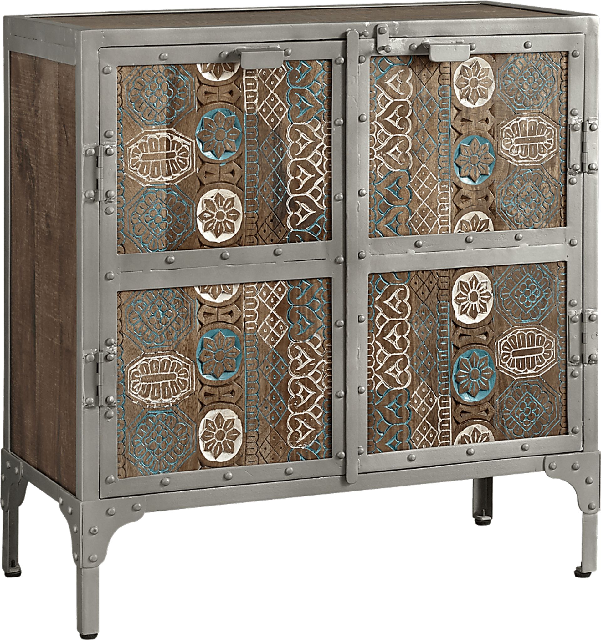 Kasen Gray Accent Cabinet - Image 1