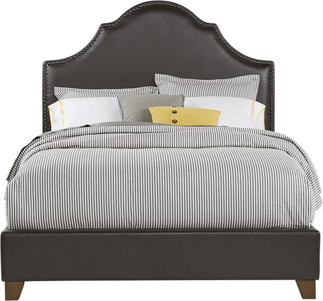 Kasey Brown 3 Pc King Upholstered Bed - Thumbnail - Image 1