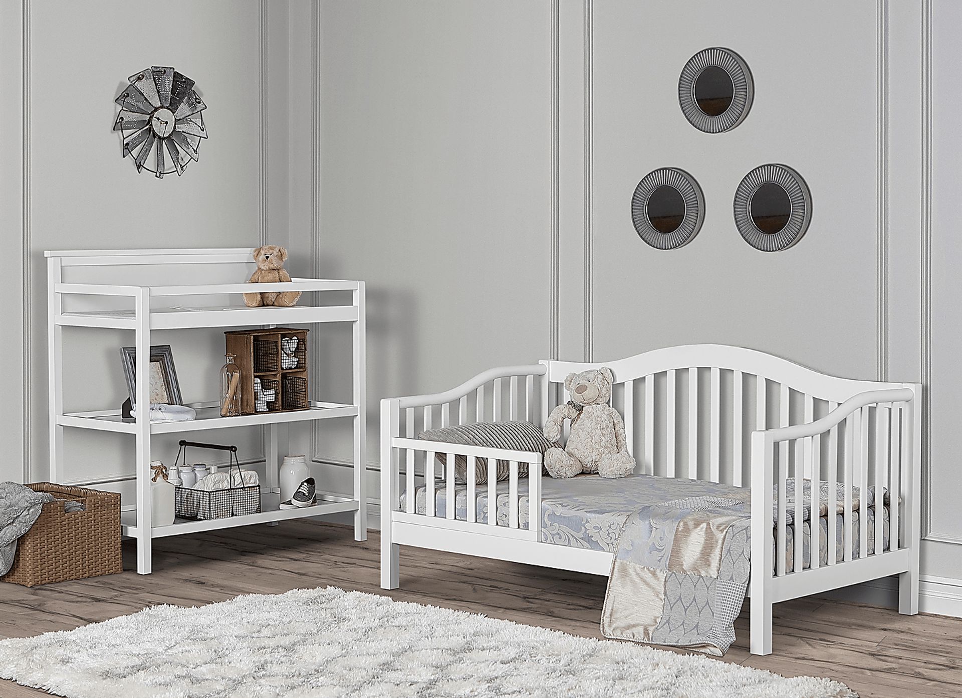 Kashton White Toddler Bed - Image 4