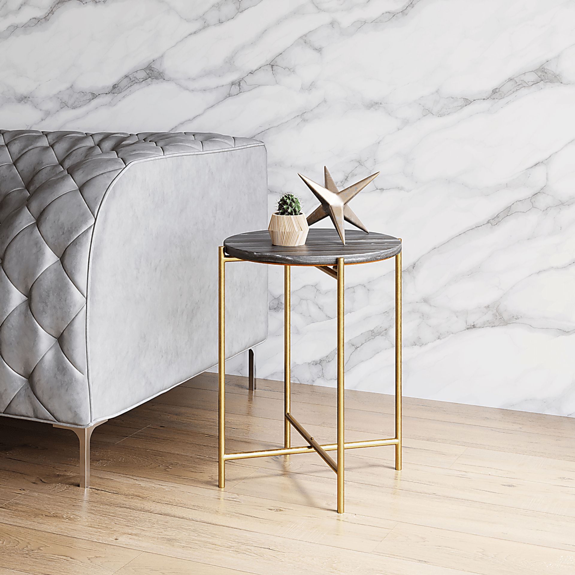 Kasilaf Gray End Table - Image 2