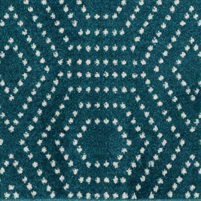 Kasiya Teal 2' x 7' Indoor/Outdoor Runner - Thumbnail - Image 8