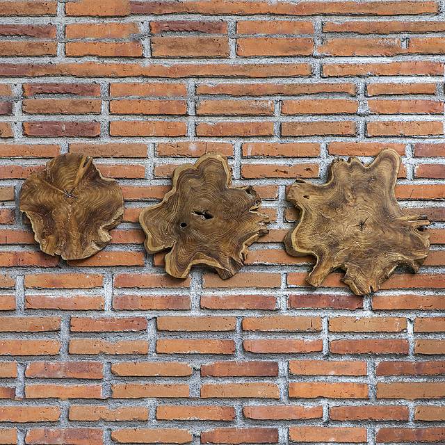 Kaspar Brown Wall Decor, Set of 3 - Thumbnail - Image 2