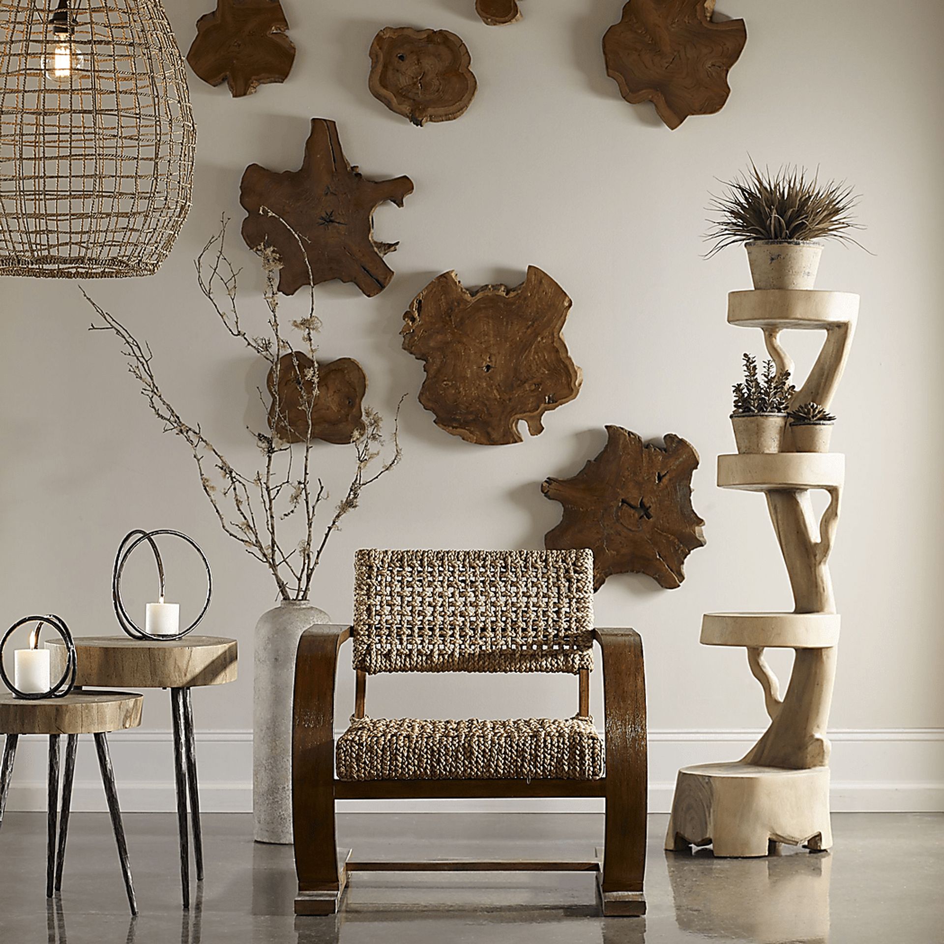 Kaspar Brown Wall Decor, Set of 3 - Image 3