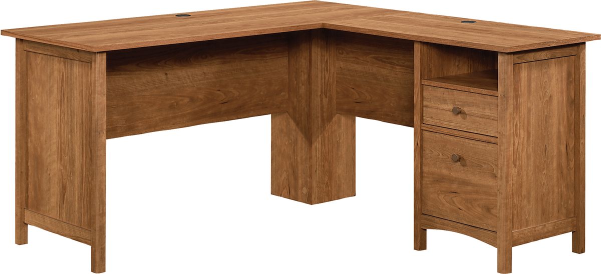 Kension Walnut Dark Wood Desk - Rooms To Go