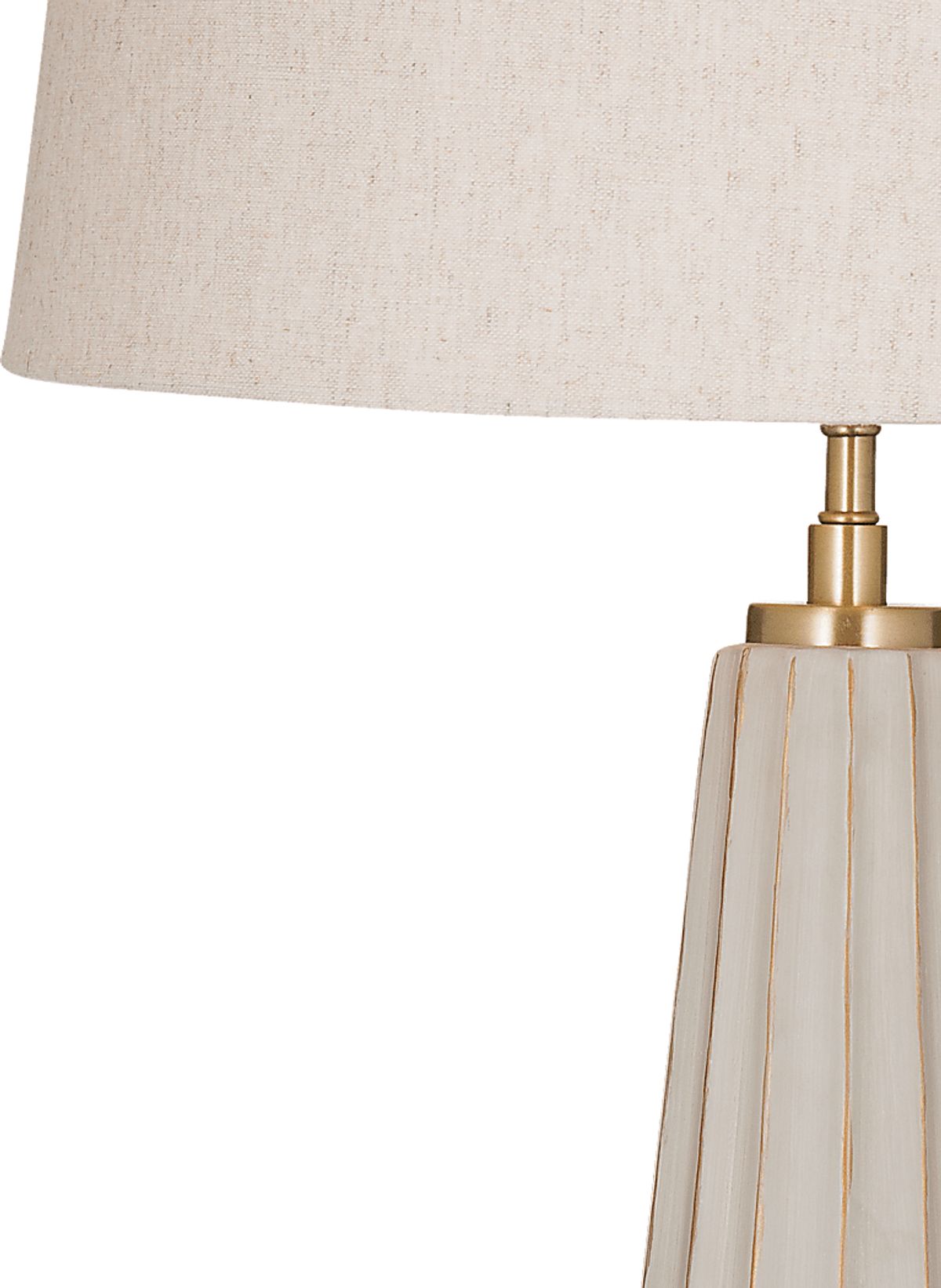 Kasso Cove Cream Beige Table Lamp | Rooms to Go