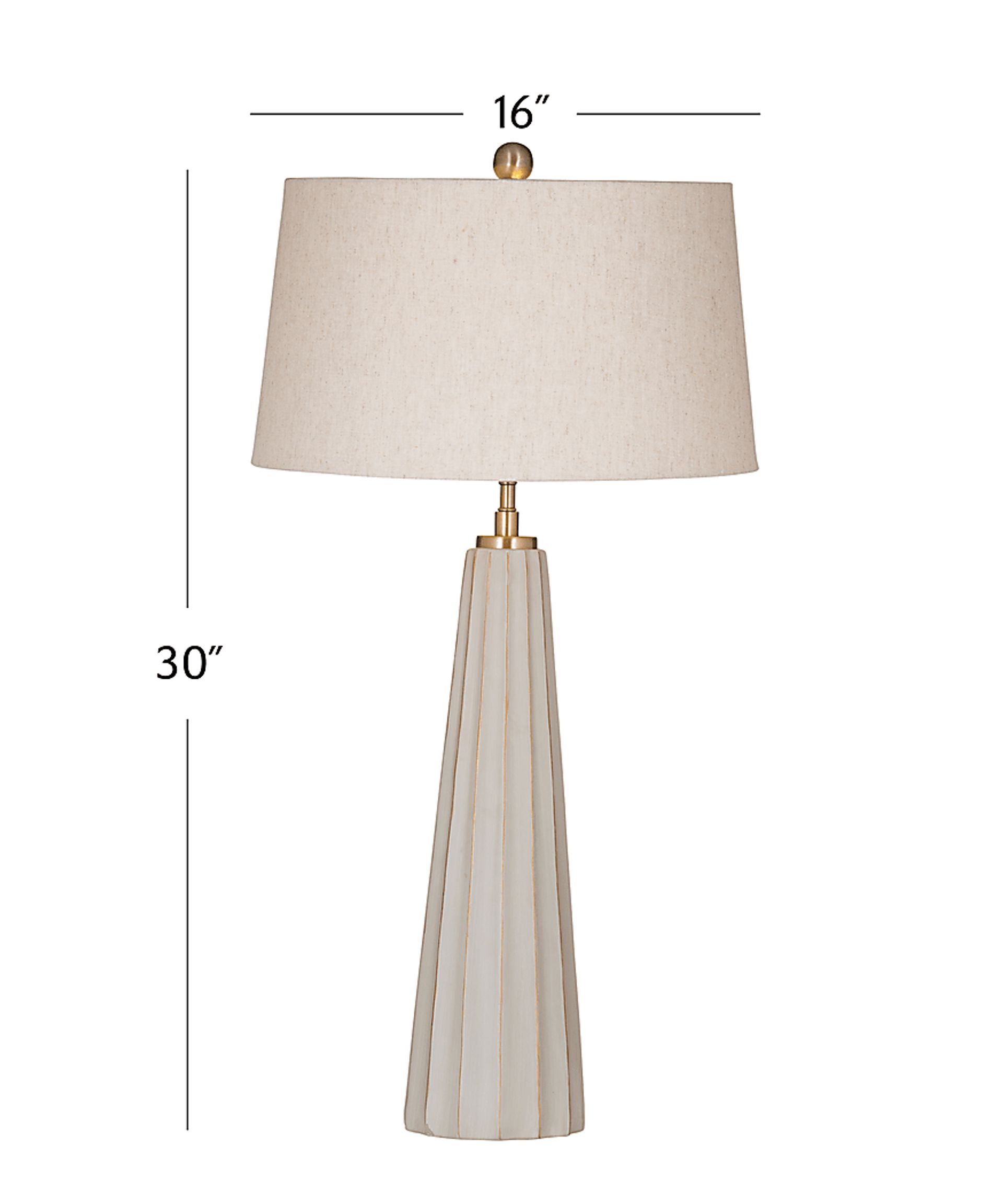 Kasso Cove Cream Lamp - Image 6