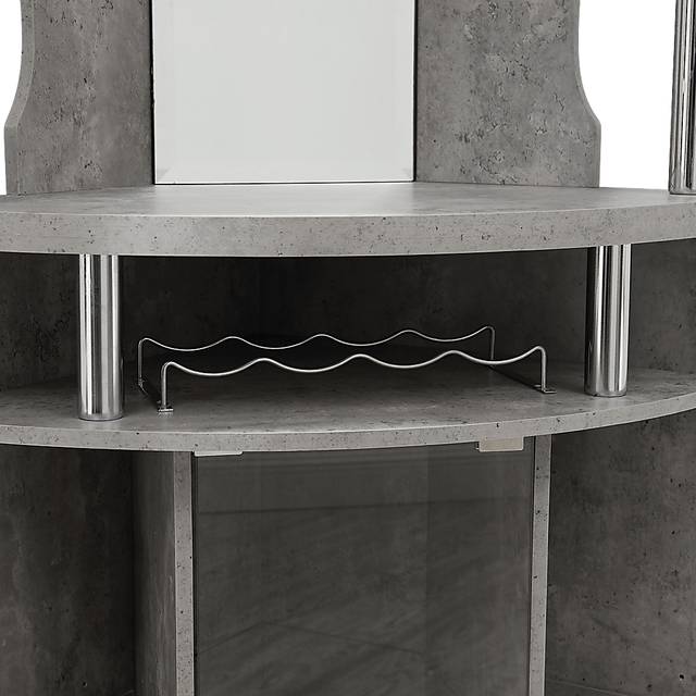 Kasson Gray Bar Cabinet - Thumbnail - Image 5