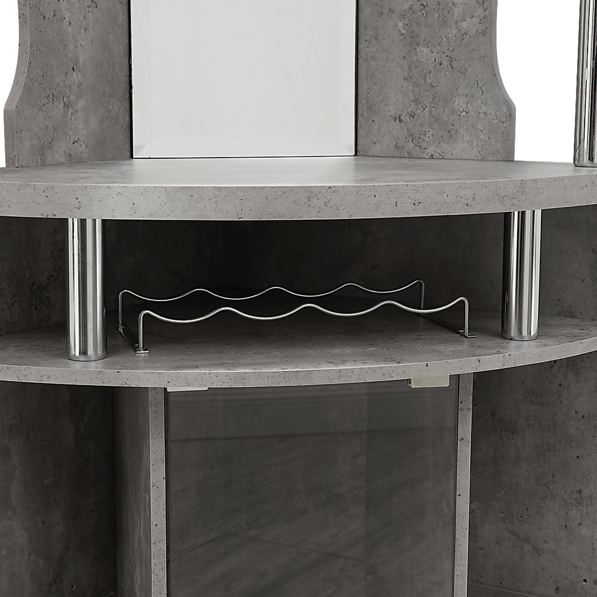 Kasson Gray Bar Cabinet - Image 5