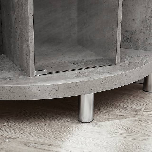 Kasson Gray Bar Cabinet - Thumbnail - Image 7