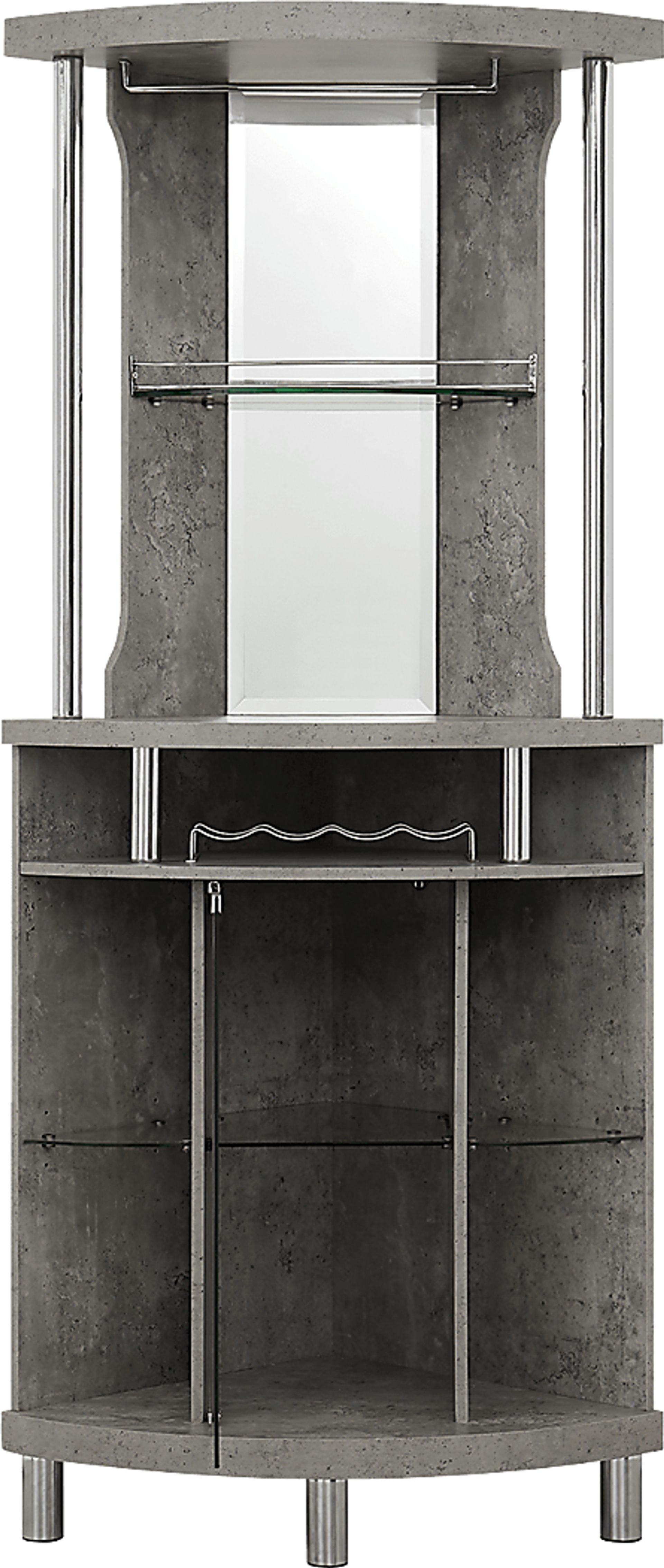 Kasson Gray Bar Cabinet - Image 1
