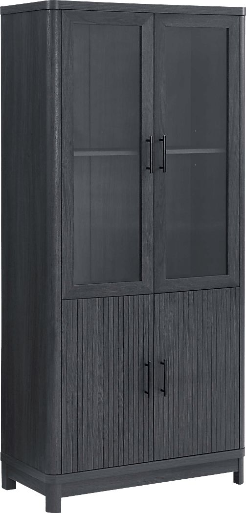 Kassy Charcoal Bookcase