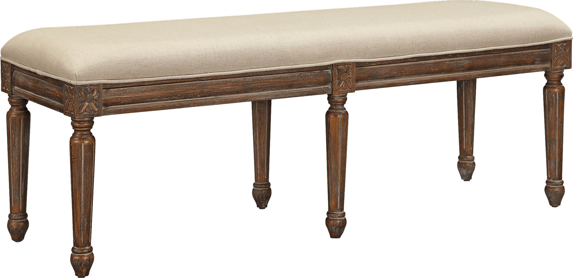 Katana Brown Accent Bench - Image 1