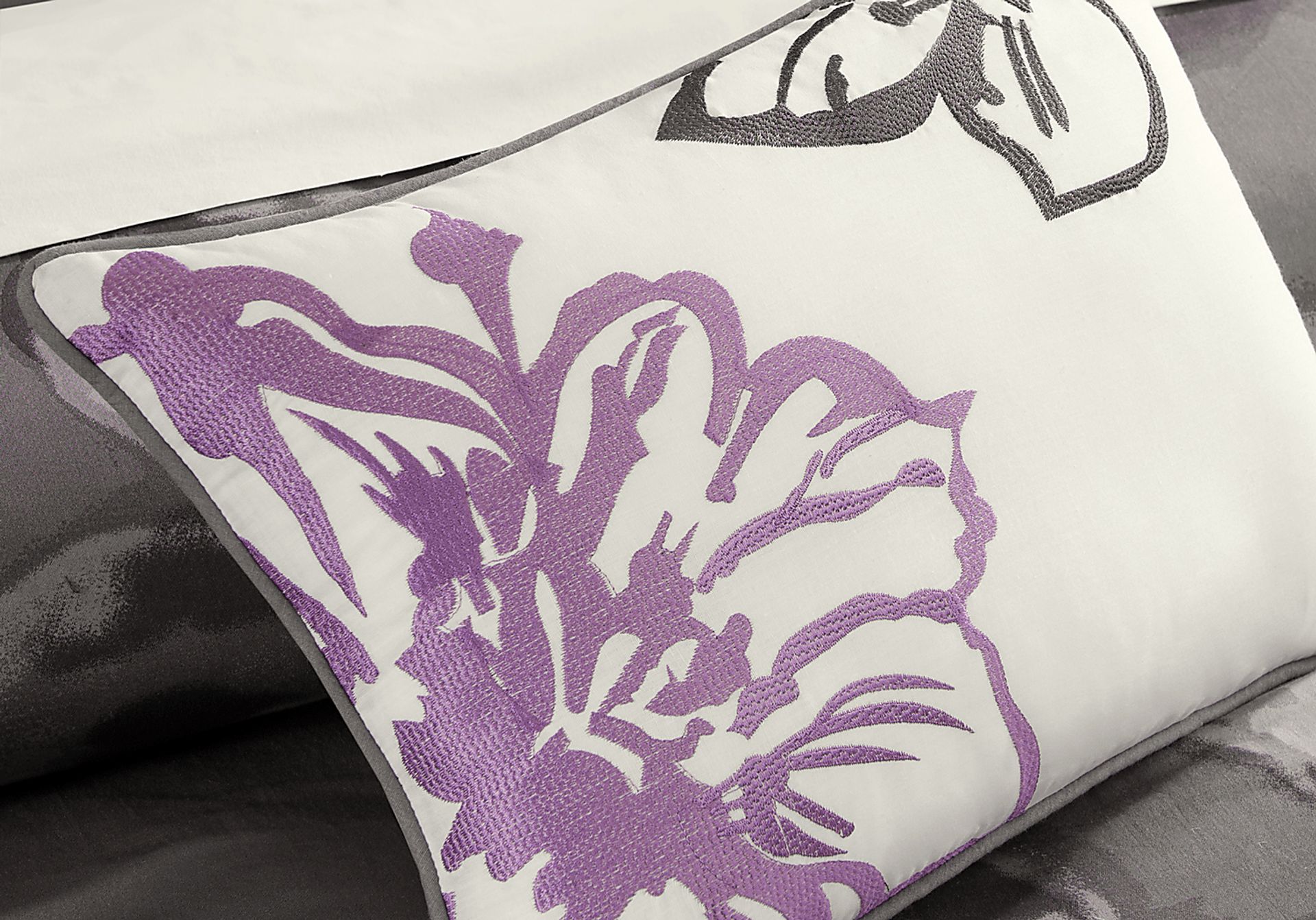 Katarina Gray 7 Pc King Comforter Set - Image 3