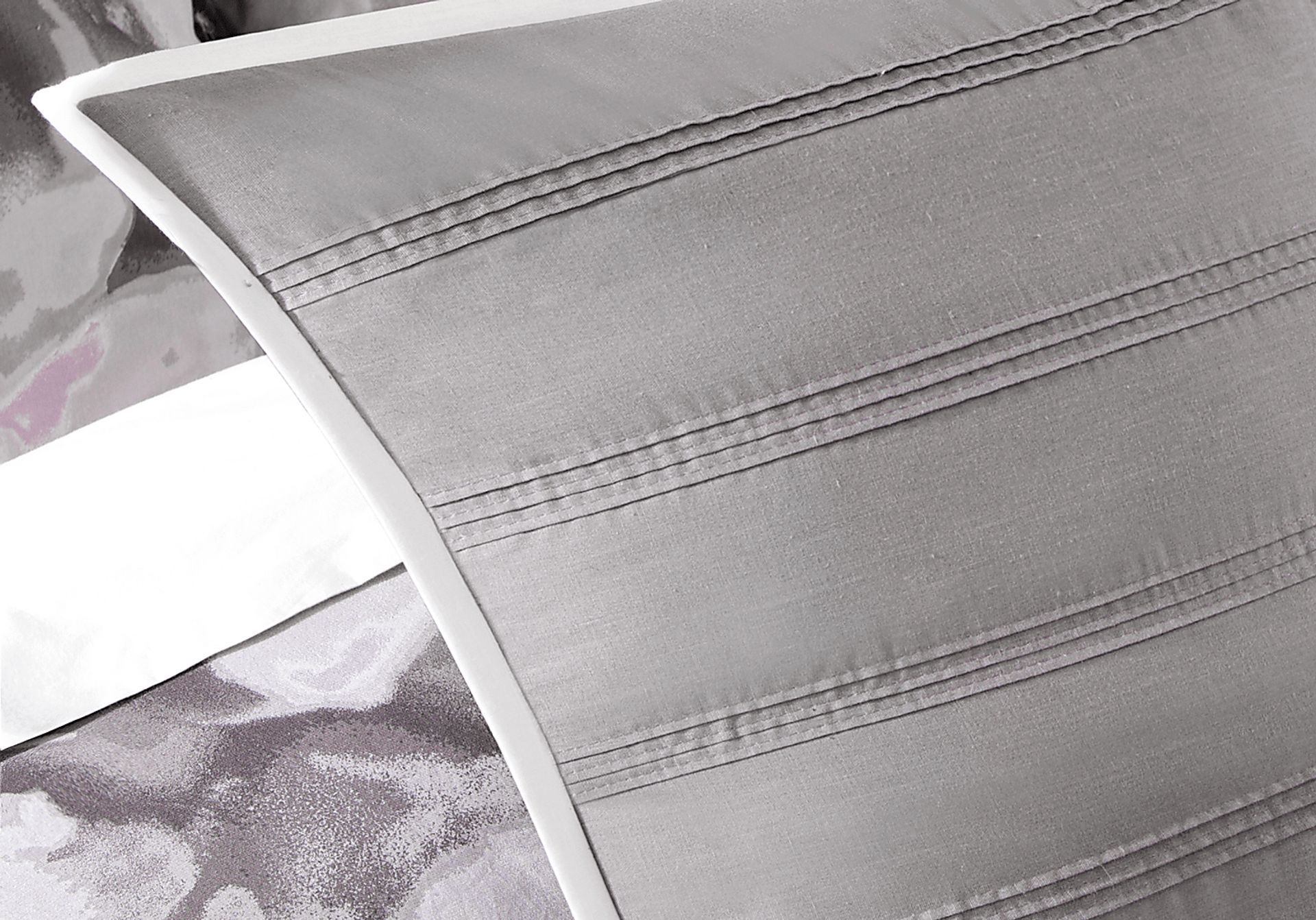 Katarina Gray 7 Pc King Comforter Set - Image 4