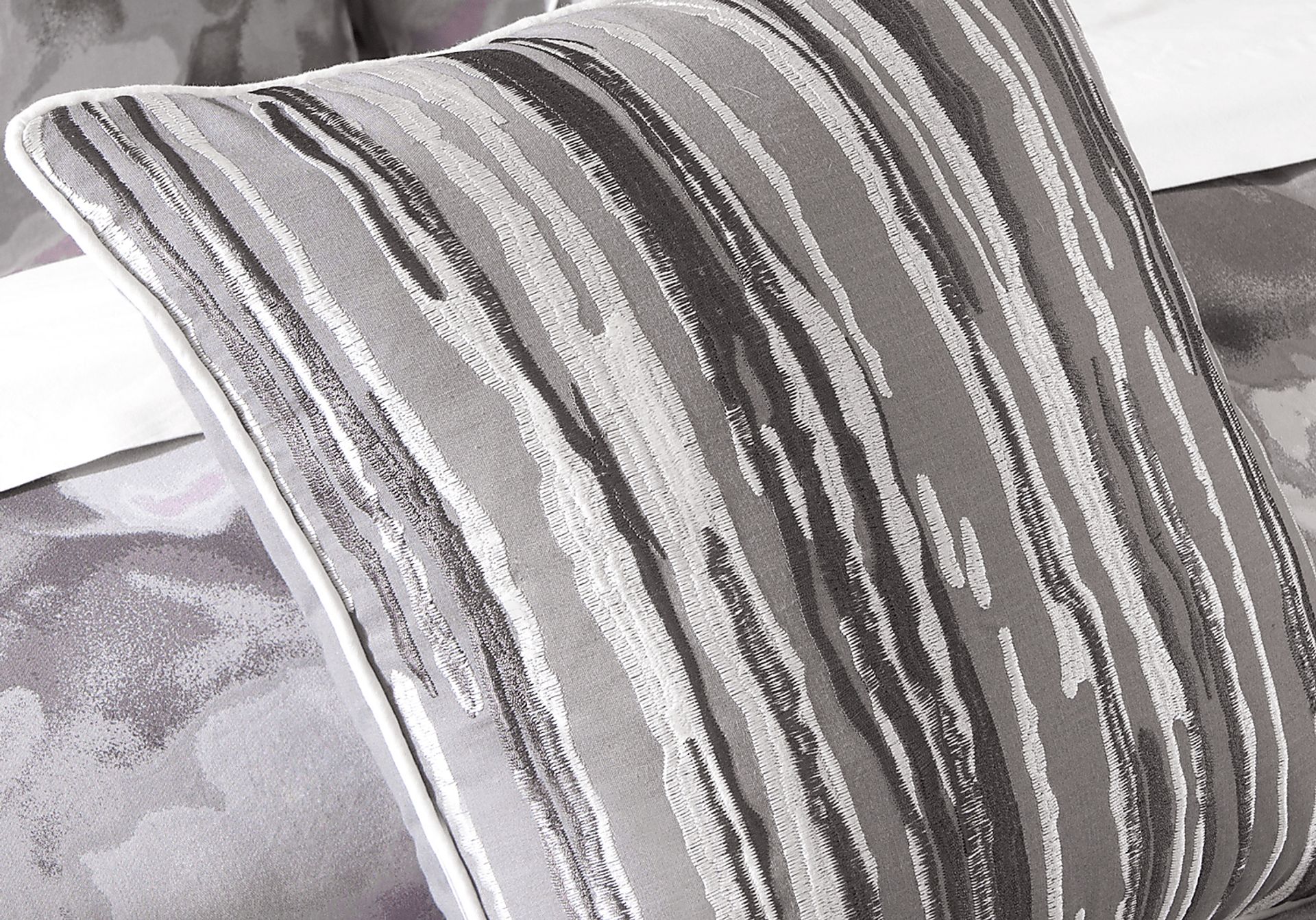 Katarina Gray 7 Pc King Comforter Set - Image 5