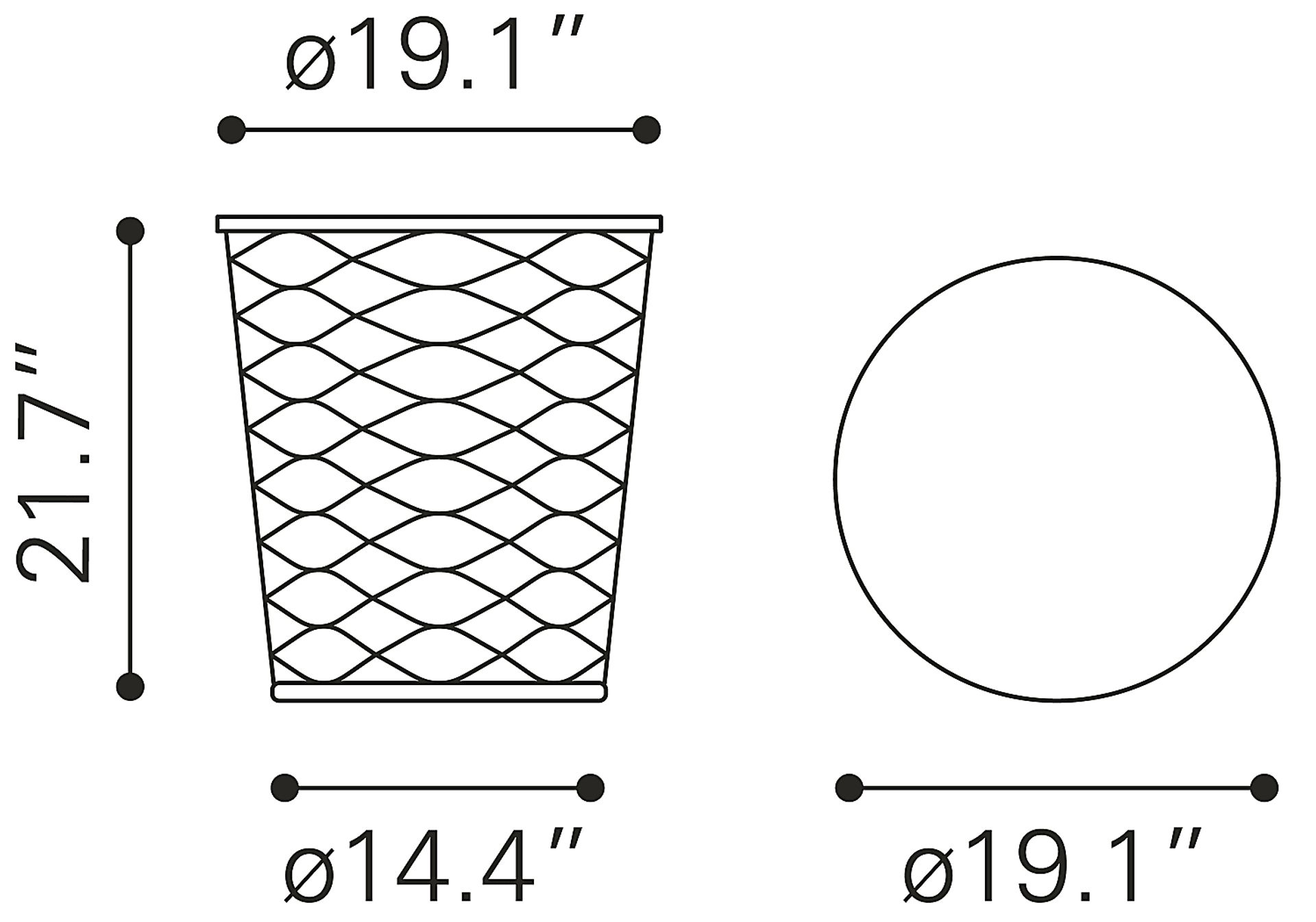 Katchemak White End Table - Image 11