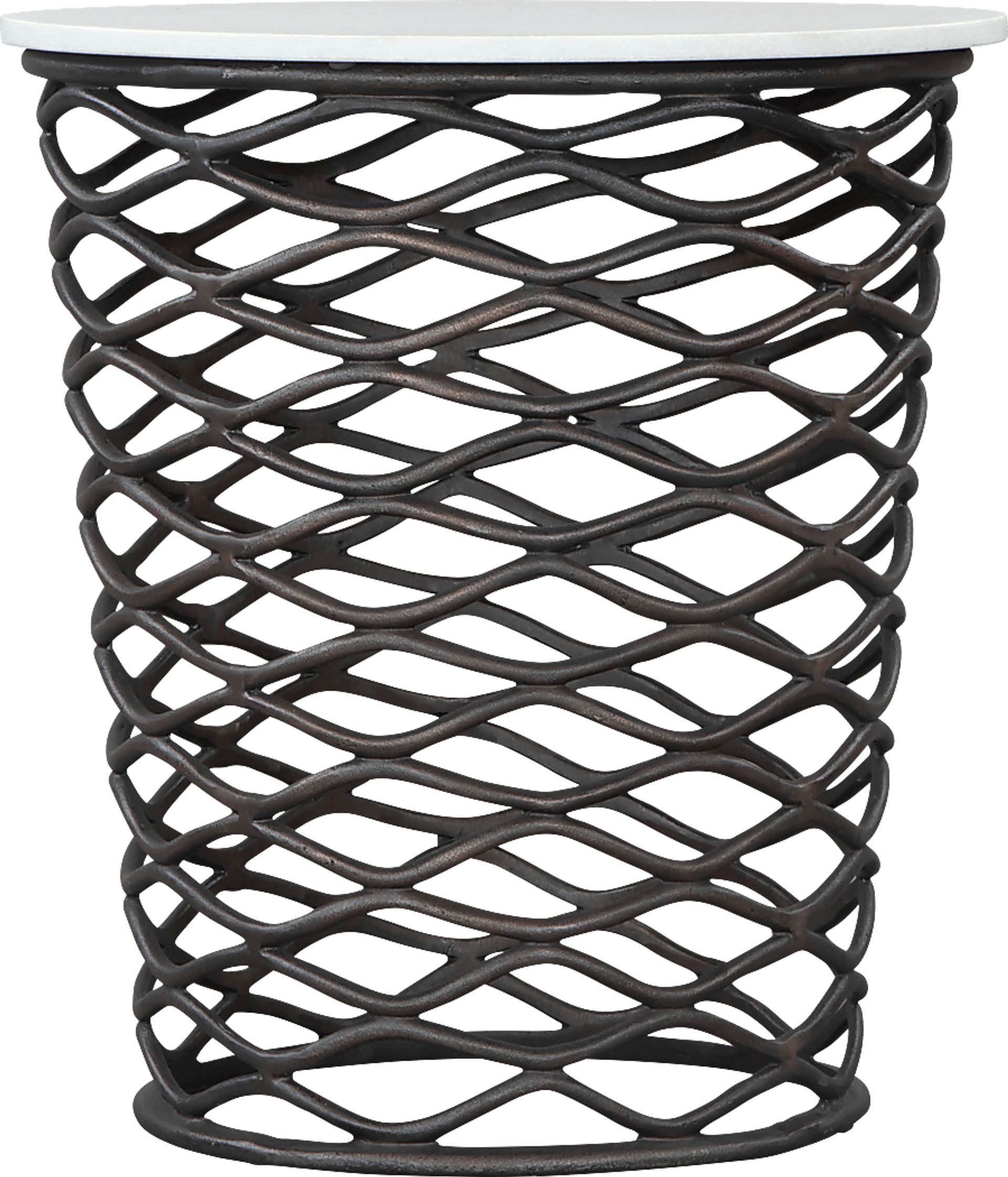 Katchemak White End Table - Image 5