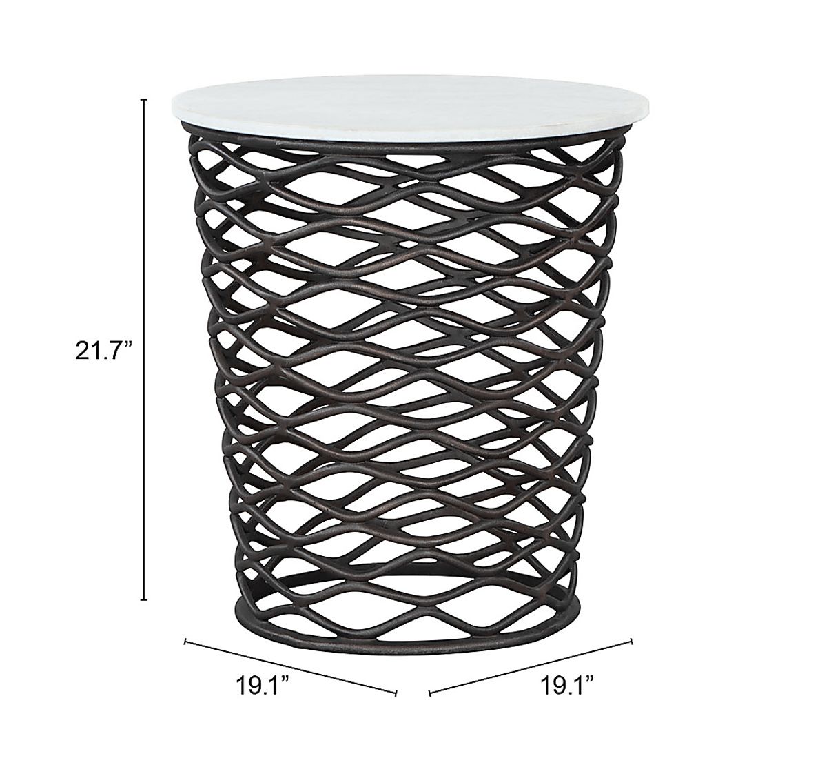 Katchemak White End Table Rooms To Go