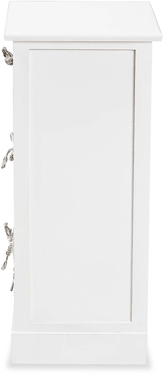 Kathimae White Storage Cabinet - Thumbnail - Image 6