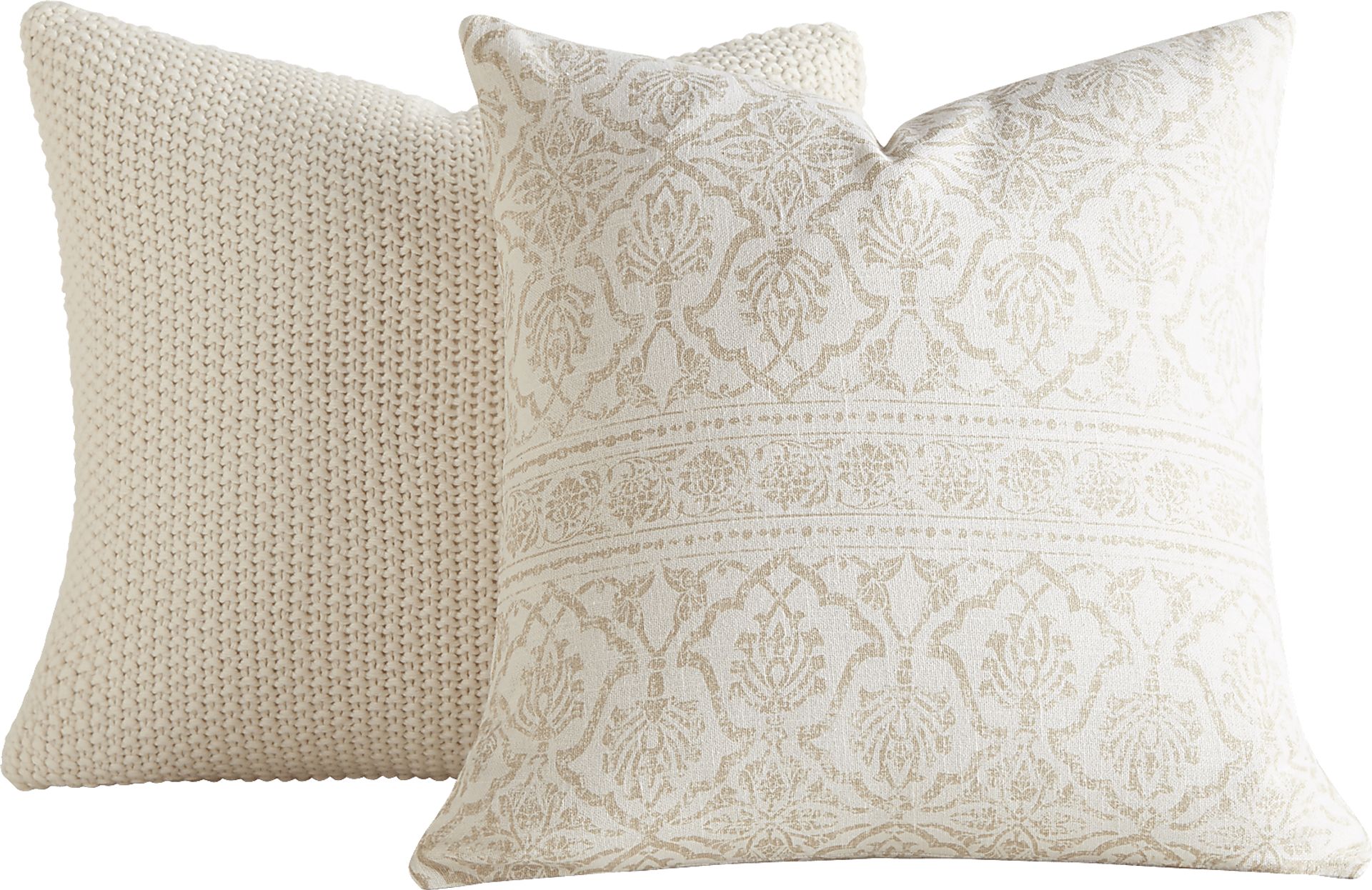Kathleen Natural Accent Pillow Set of 2 - Image 1