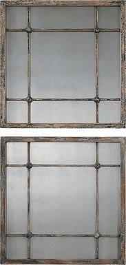 Katomerick Brown Mirror, Set of 2