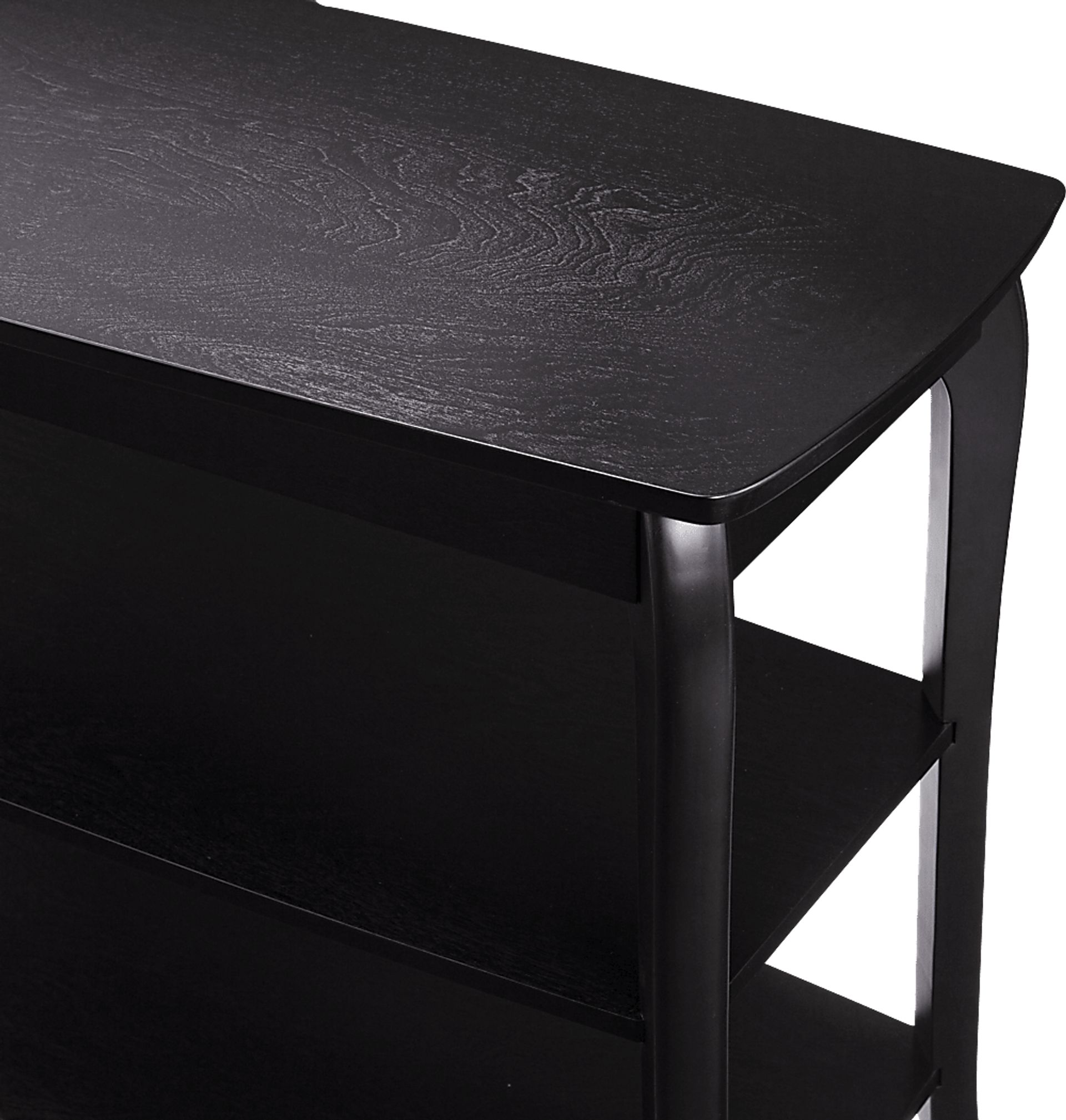 Katzman Black Sofa Table - Image 3