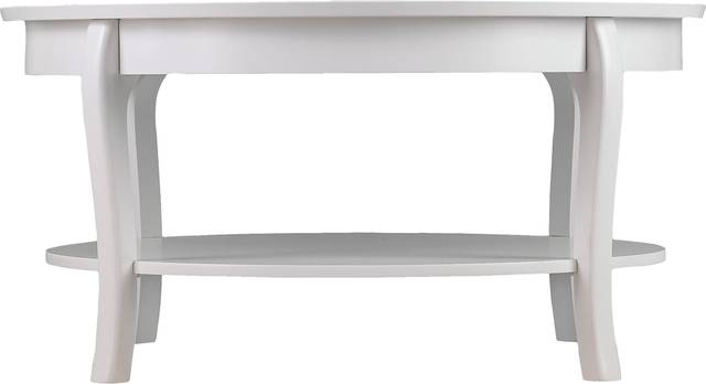 Katzman White Round Cocktail Table - Thumbnail - Image 2